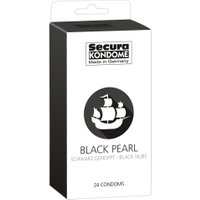 Kondome „Black Pearl“, mit Noppen