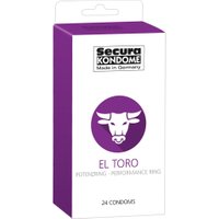 Kondome „El Toro“, mit Potenzring