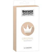 Kondome „Secura Original”, transparent, feucht beschichtet