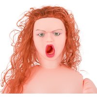 Liebespuppe „Sexy & Psycho“ mit 3 Öffnungen, 3D-Gesicht und entnehmbarem Masturbator