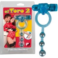 Vibro-Penisring „El Toro 2“ mit Metallkugelstrang